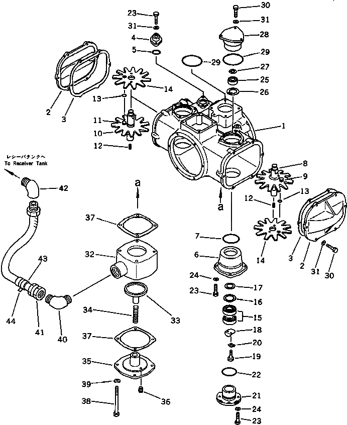 Кольцо уплотнительное (O-Ring) M711033310040 Komatsu