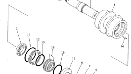 Кольцо уплотнительное (O-Ring) 130-27-12550 Komatsu