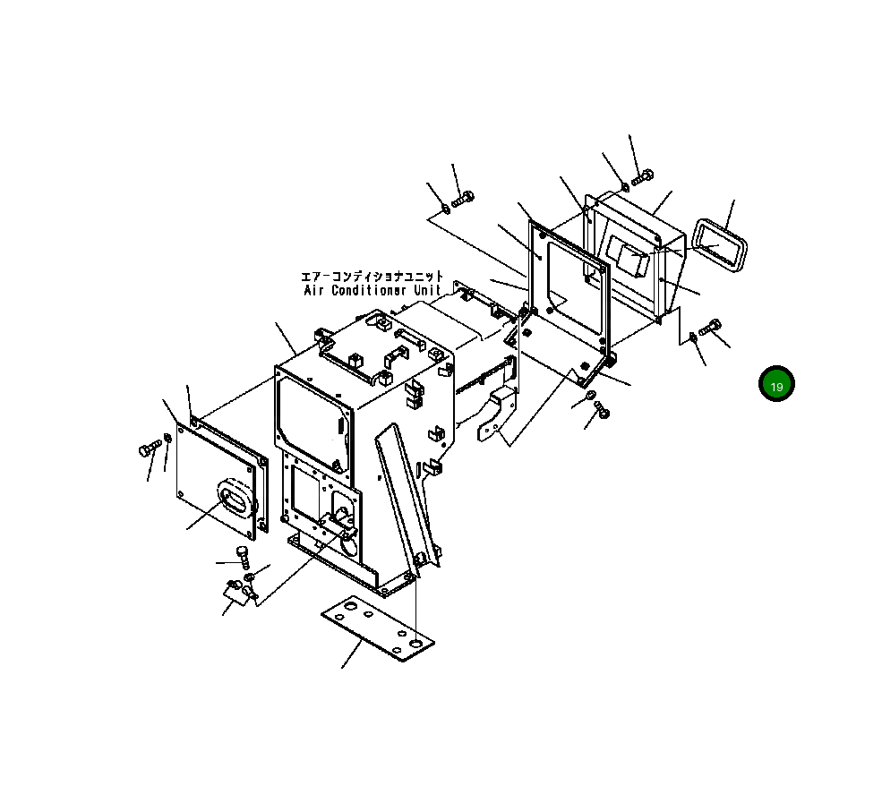 Крышка 17A-Z11-7630 Komatsu