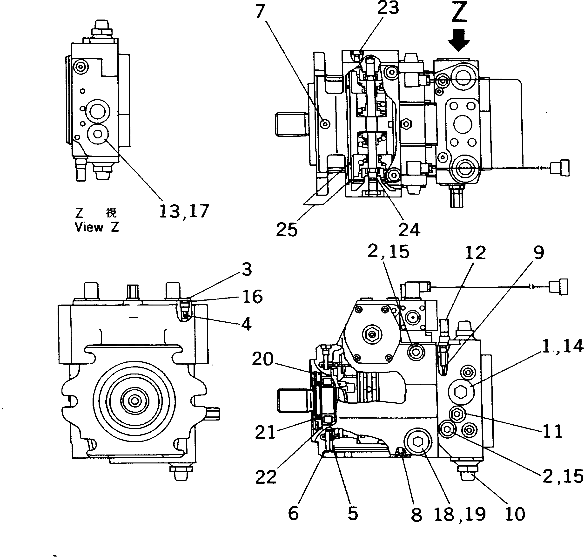 Кольцо UC1303027273  Komatsu