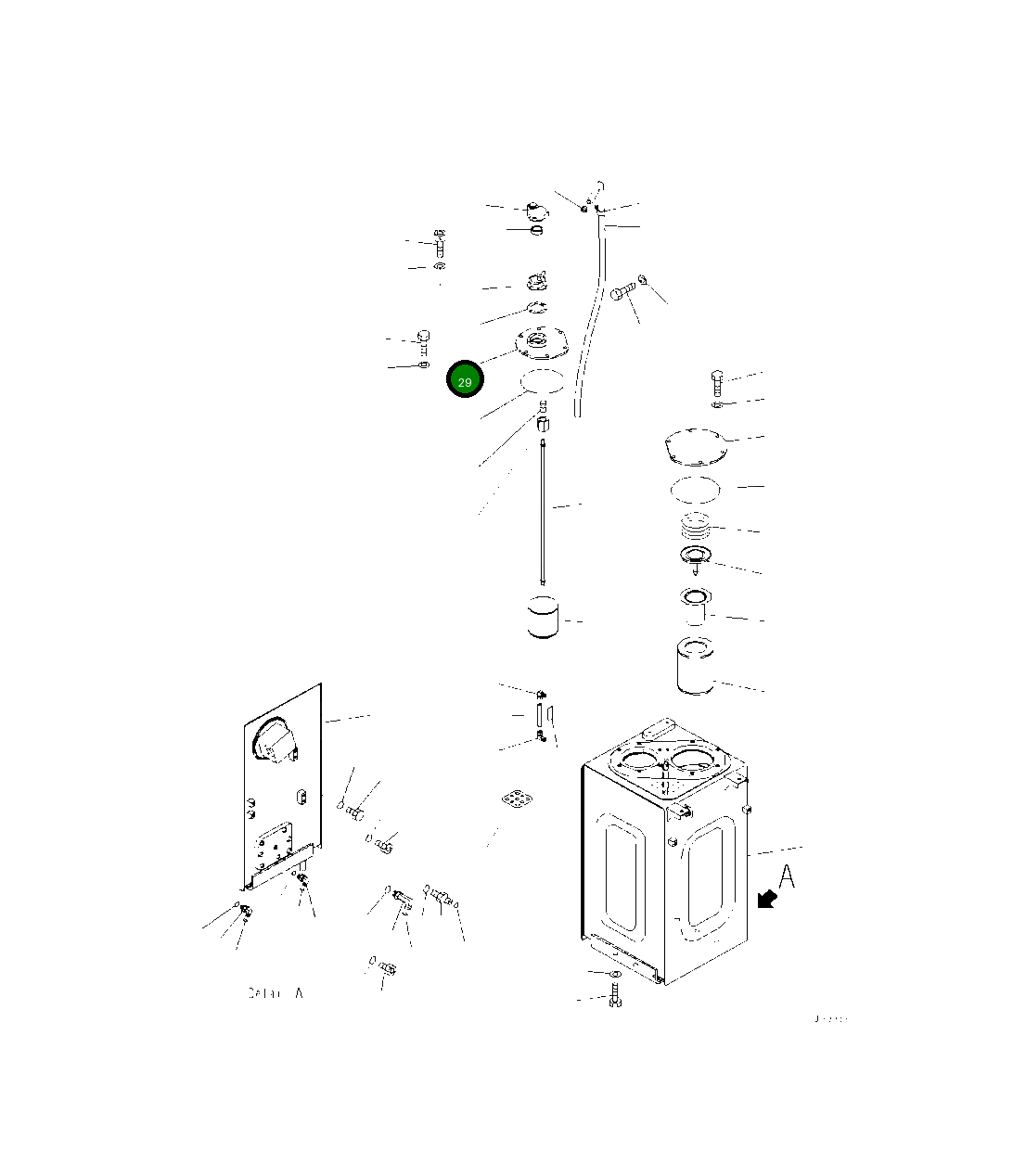 Крышка 2A5-60-12B80 Komatsu
