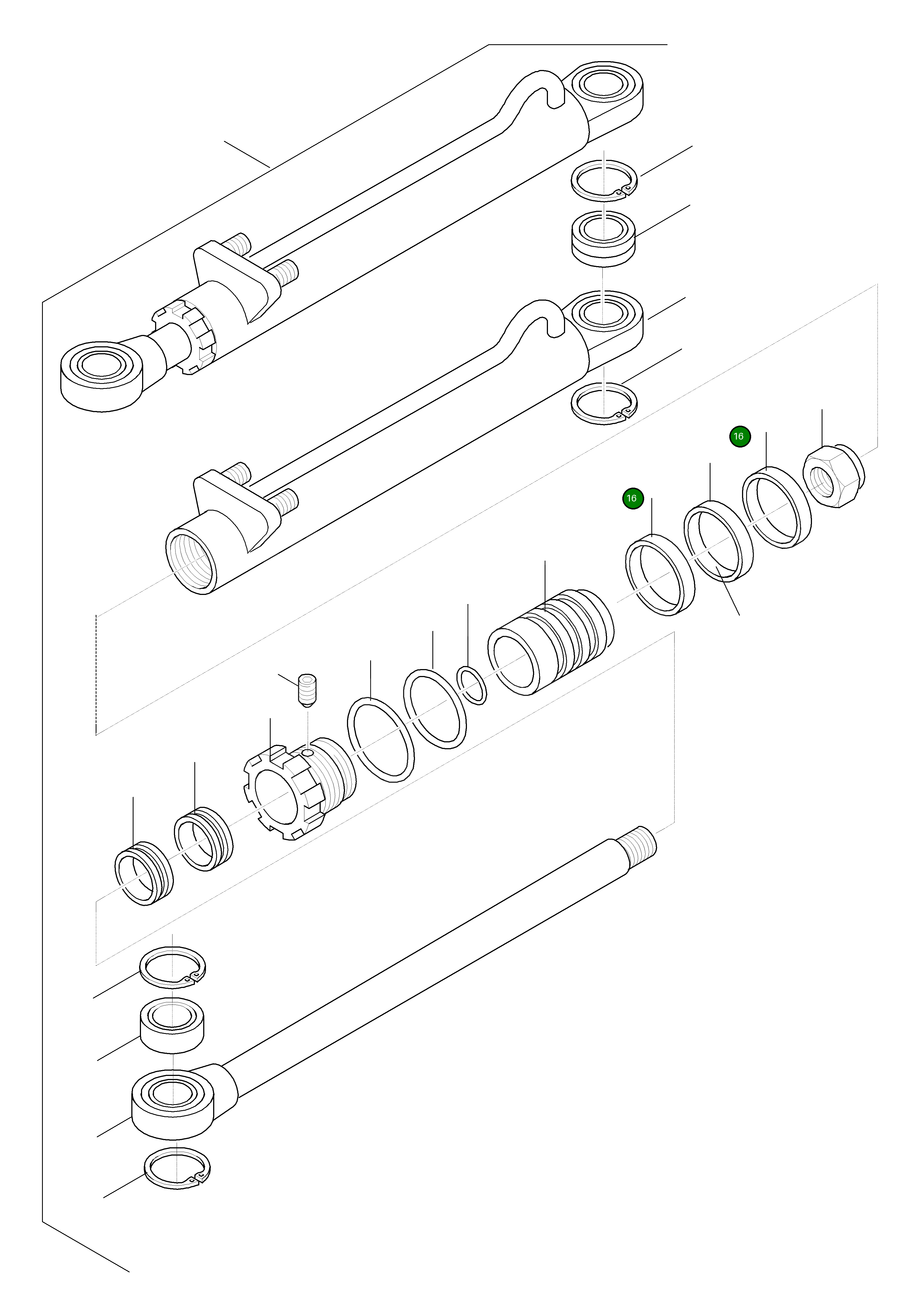 Кольцо 42U-63-H0P08 Komatsu