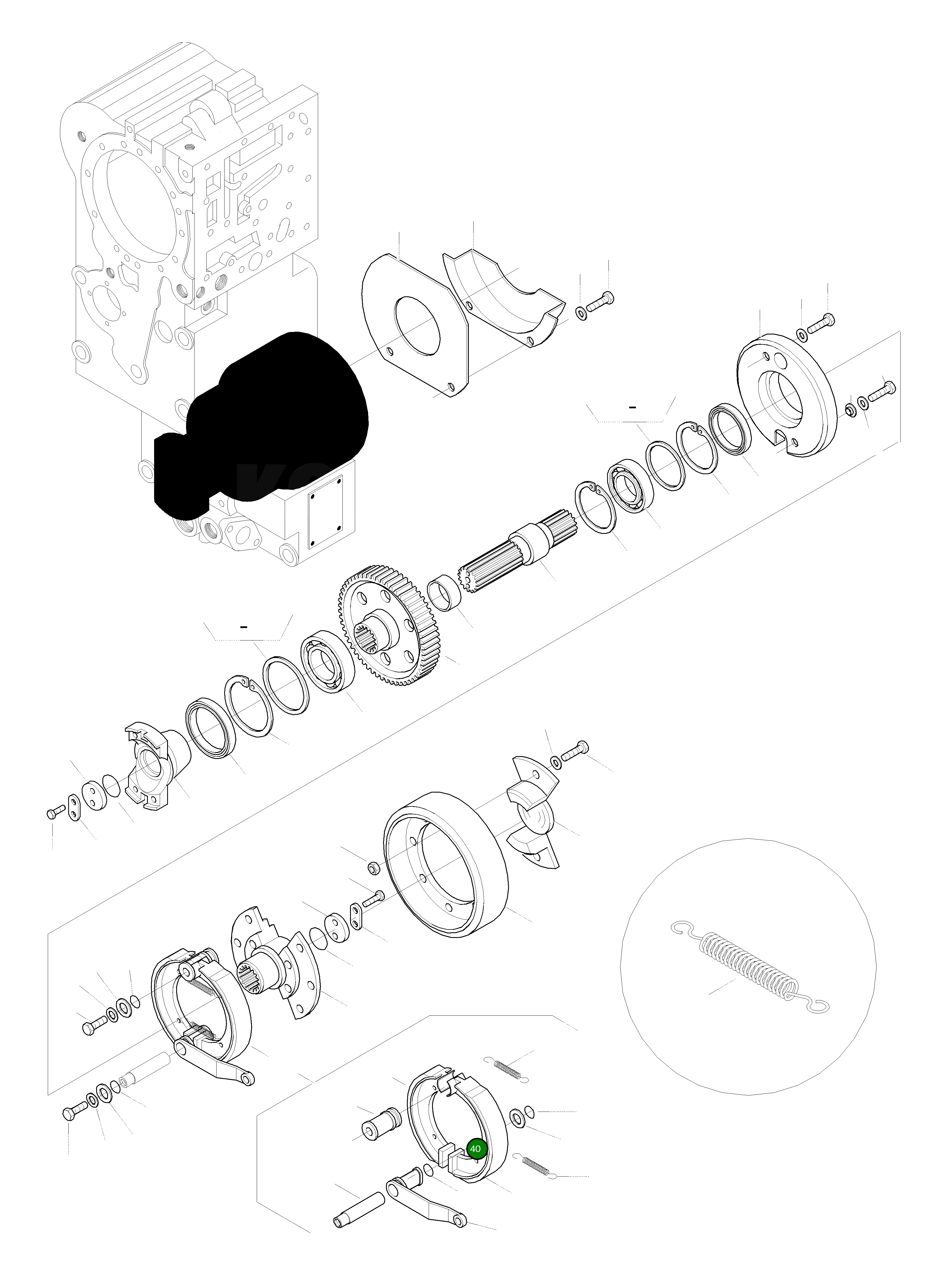 Кольцо уплотнительное (O-Ring) 42Y-15-H0S68 Komatsu