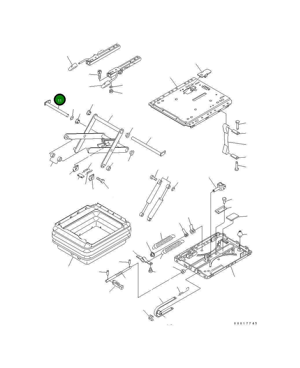 Болт 20K-57-32290 Komatsu