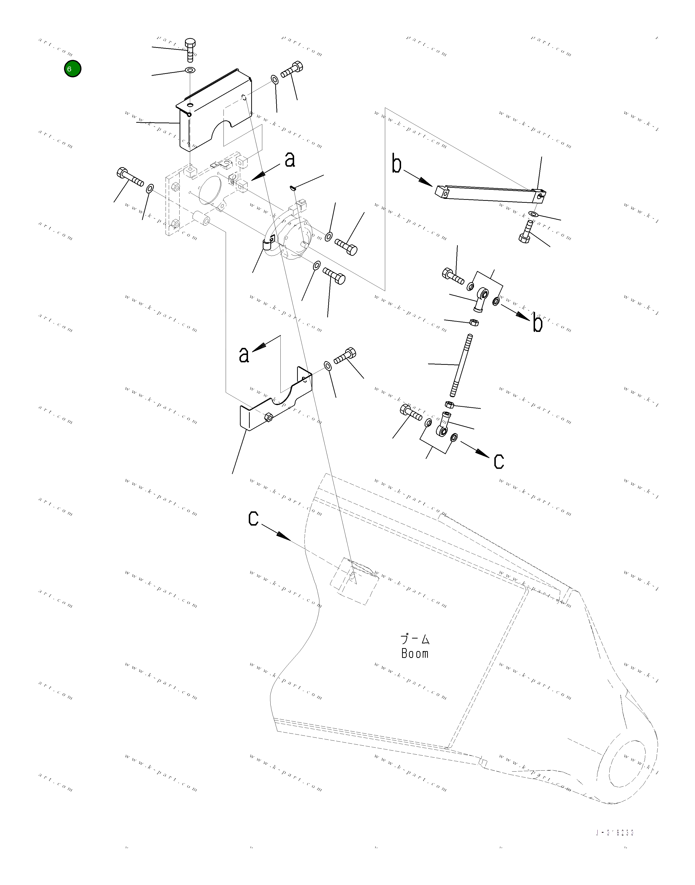 Крышка 208-70-27271  Komatsu