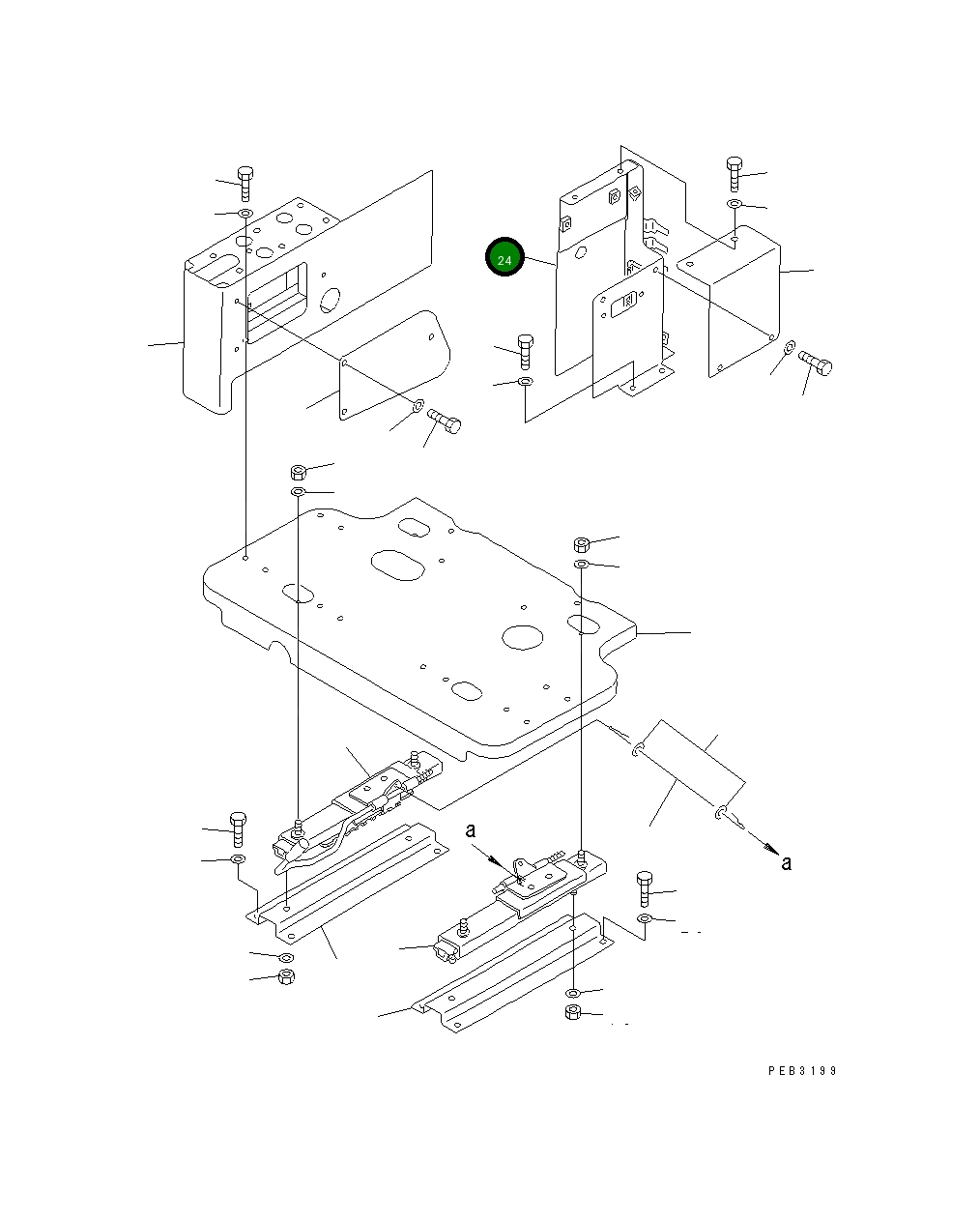 Крышка 209-43-77140 Komatsu