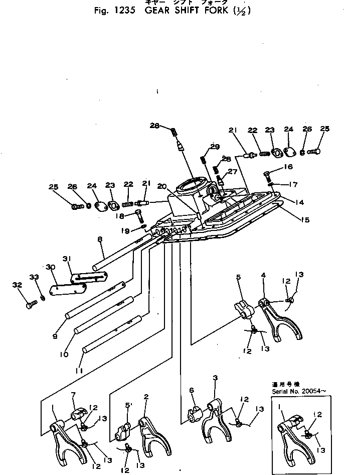 Болт 141-14-32250  Komatsu