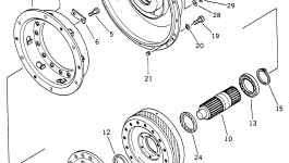 Вал 562-01-12211 Komatsu