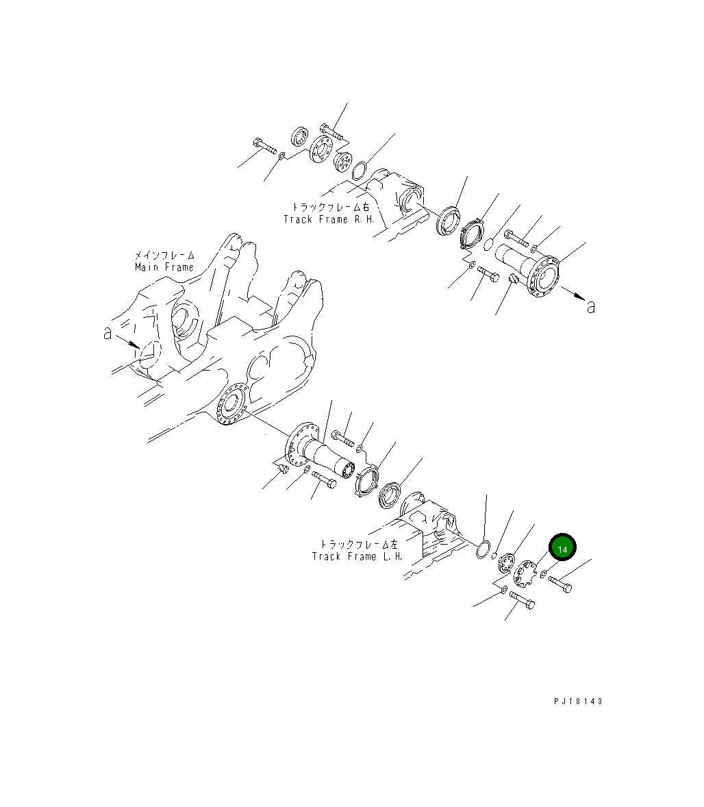 Крышка 17M-50-22140 Komatsu