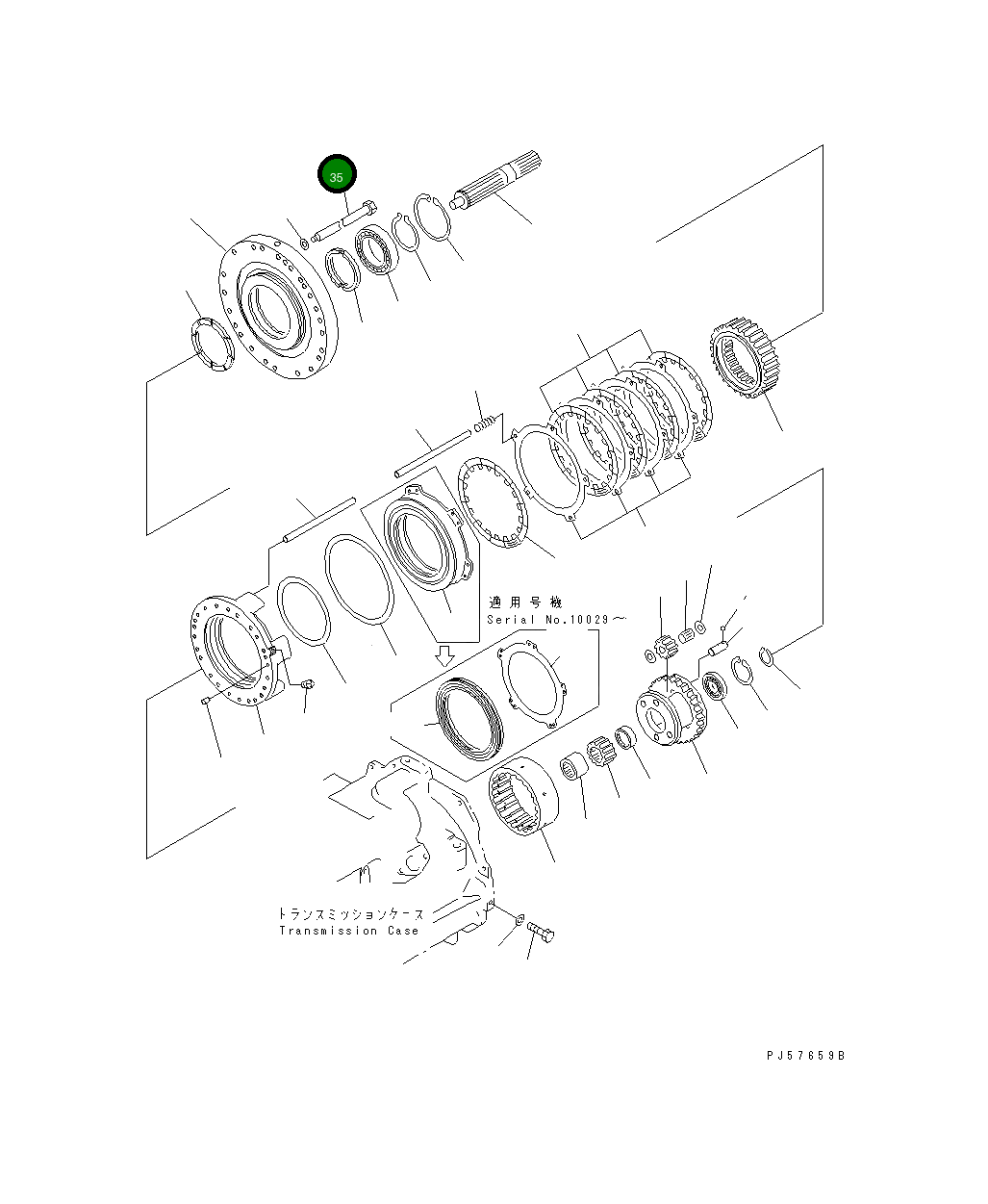 Болт 23A-15-11240 Komatsu
