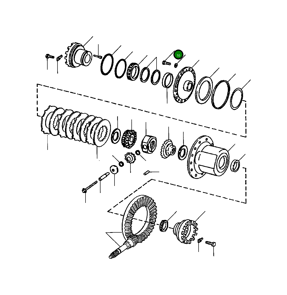 Болт 1439 325 H1 Komatsu