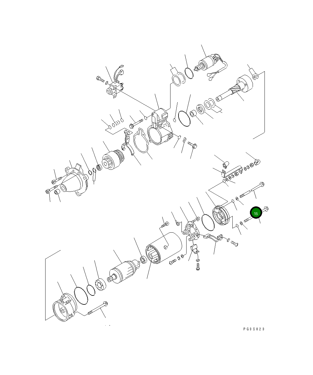Болт SD5010-23370 Komatsu