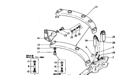 Кронштейн 130-69-11131 Komatsu