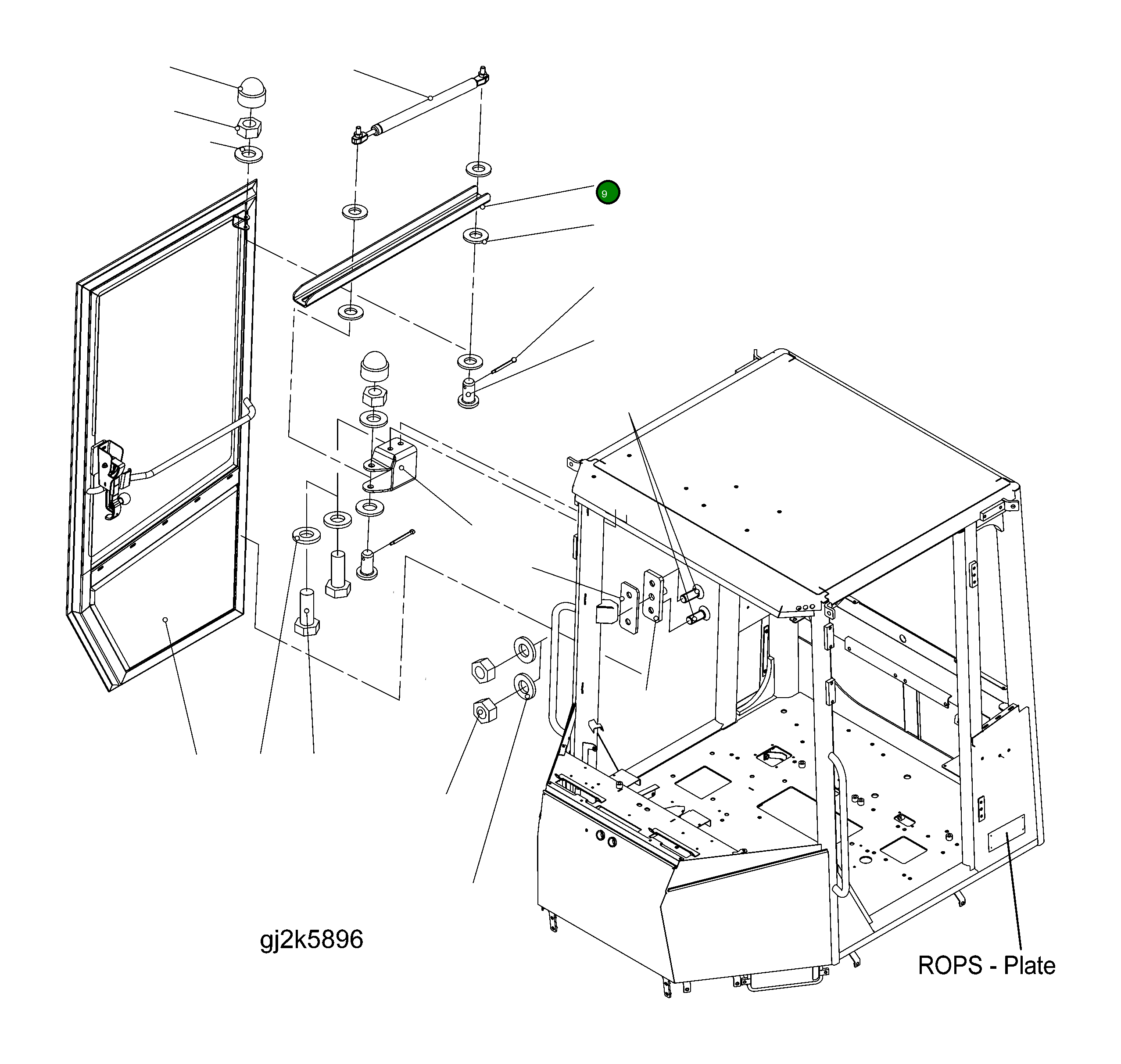 Крышка 419-56-H3H50 Komatsu