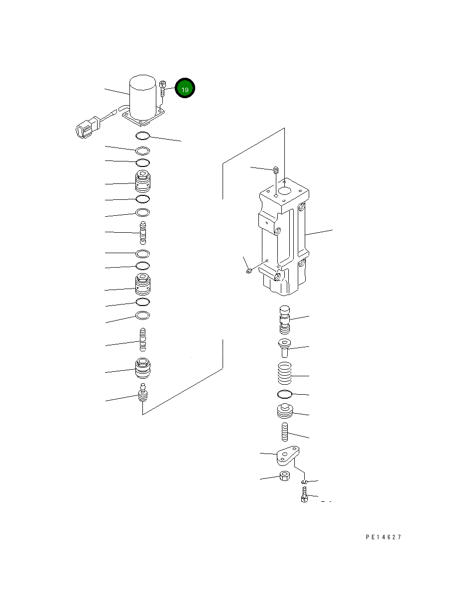 Болт 708-23-18250 Komatsu