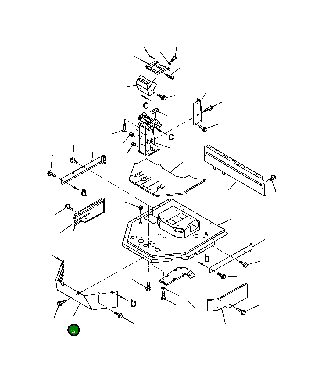 Крышка 427-54-13530 Komatsu