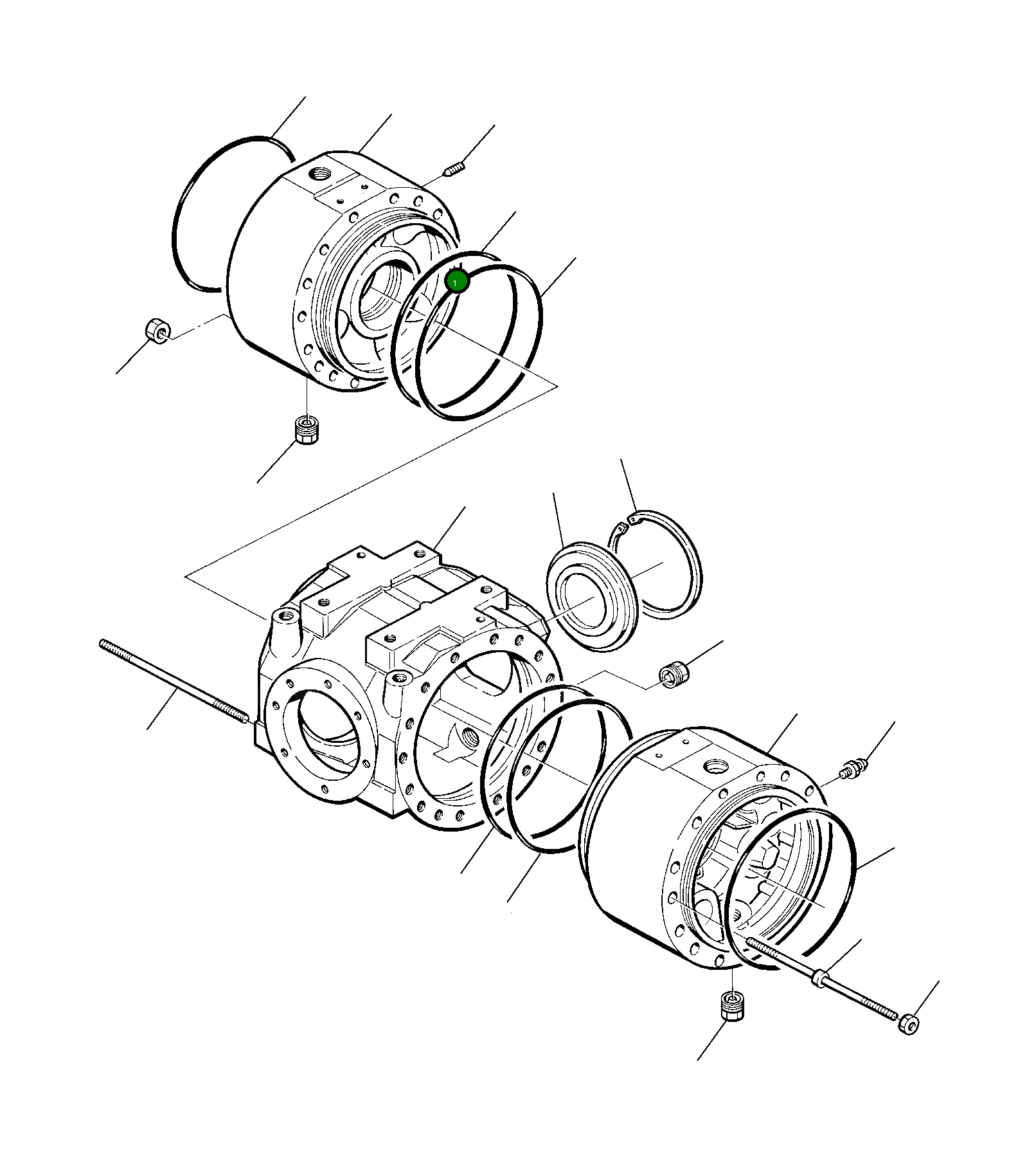 Крышка 22E-22-11710 Komatsu