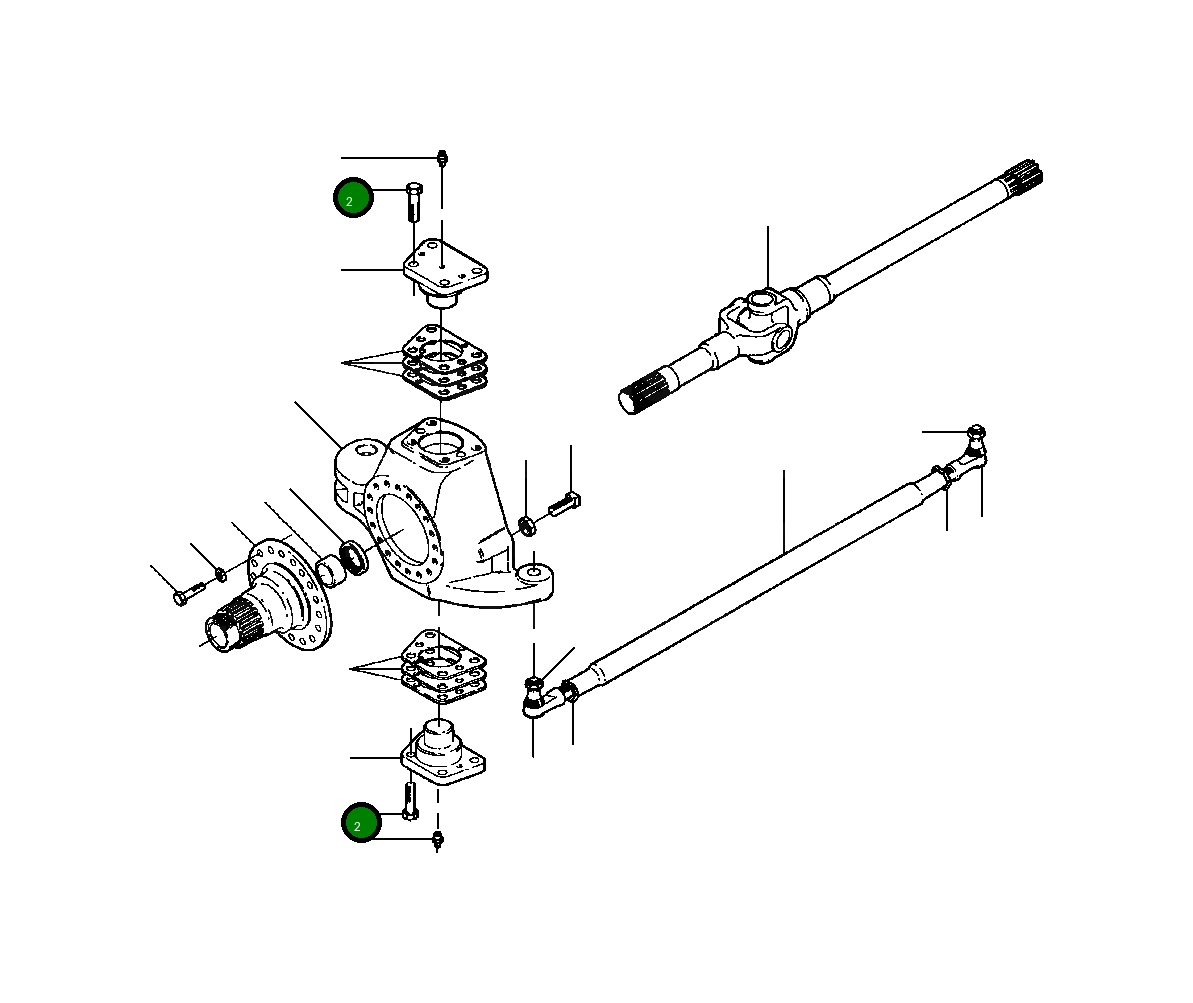 Болт 25 870 R1 Komatsu
