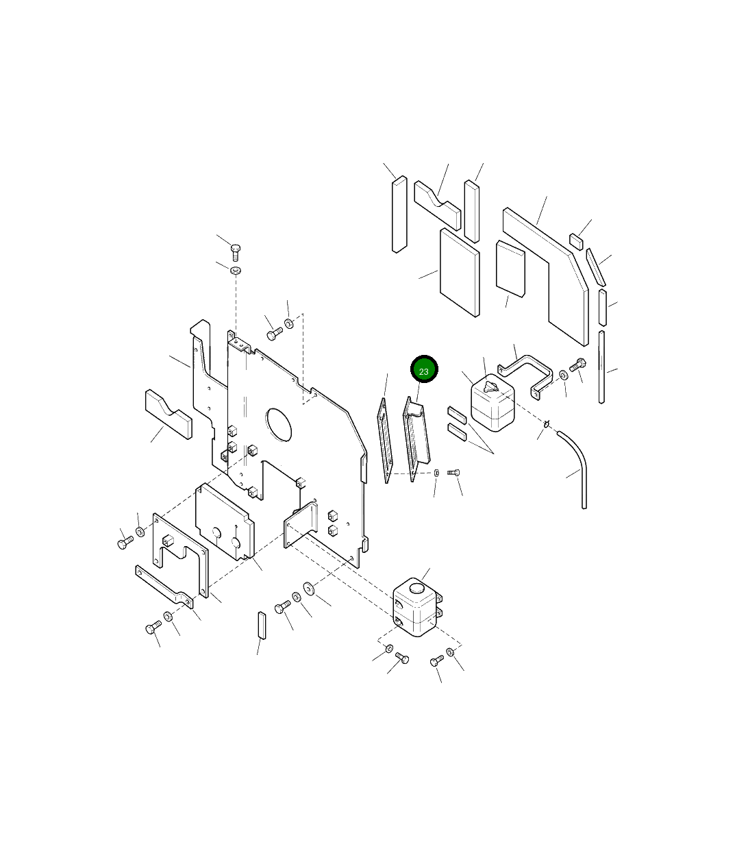 Крышка 20Y-54-A1850 Komatsu
