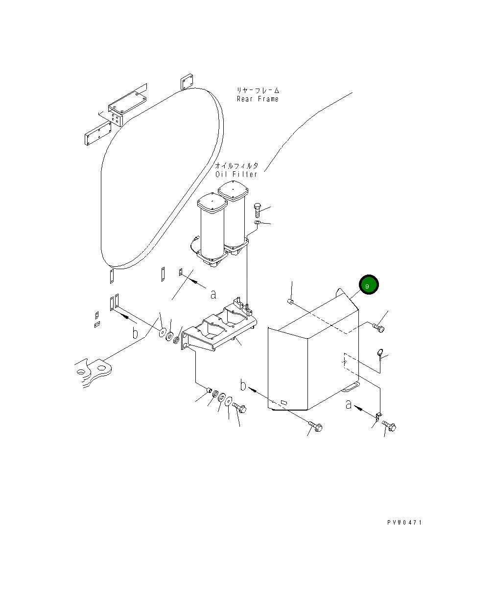 Крышка 42C-16-11451  Komatsu