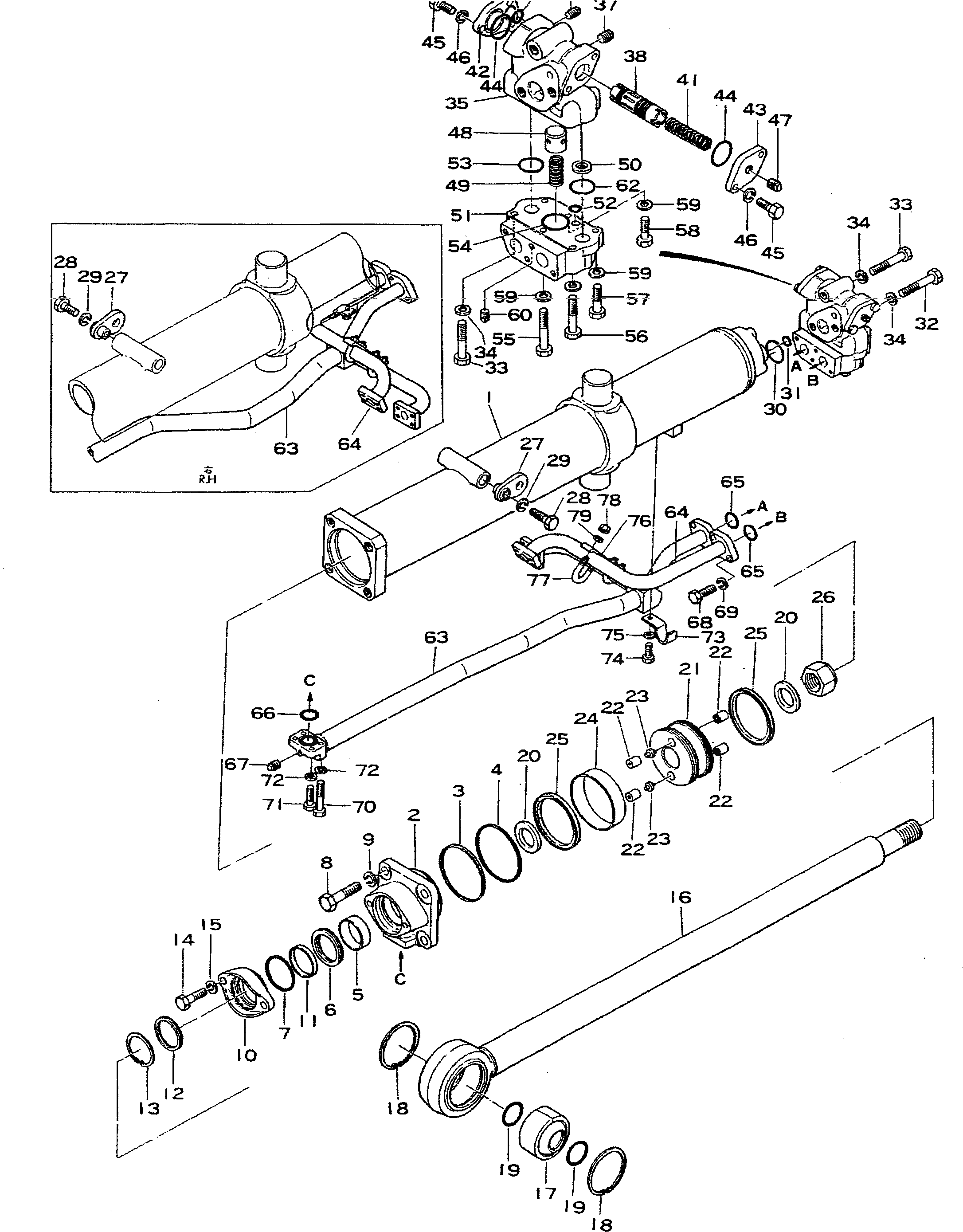 Кольцо 195-63-12250 Komatsu