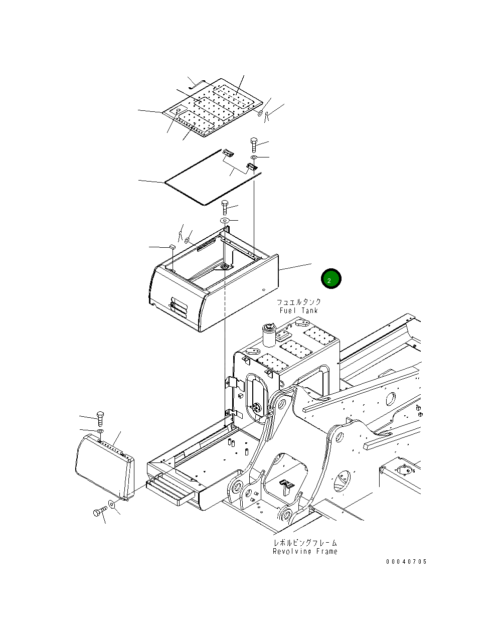 Крышка 20Y-54-78621 Komatsu