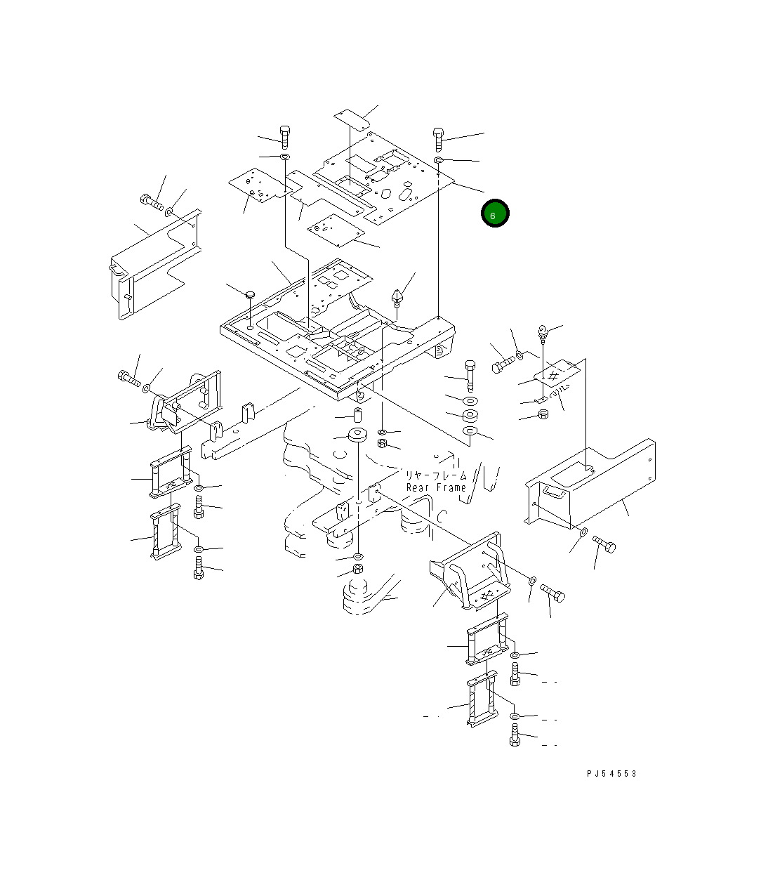 Крышка 235-54-31120 Komatsu