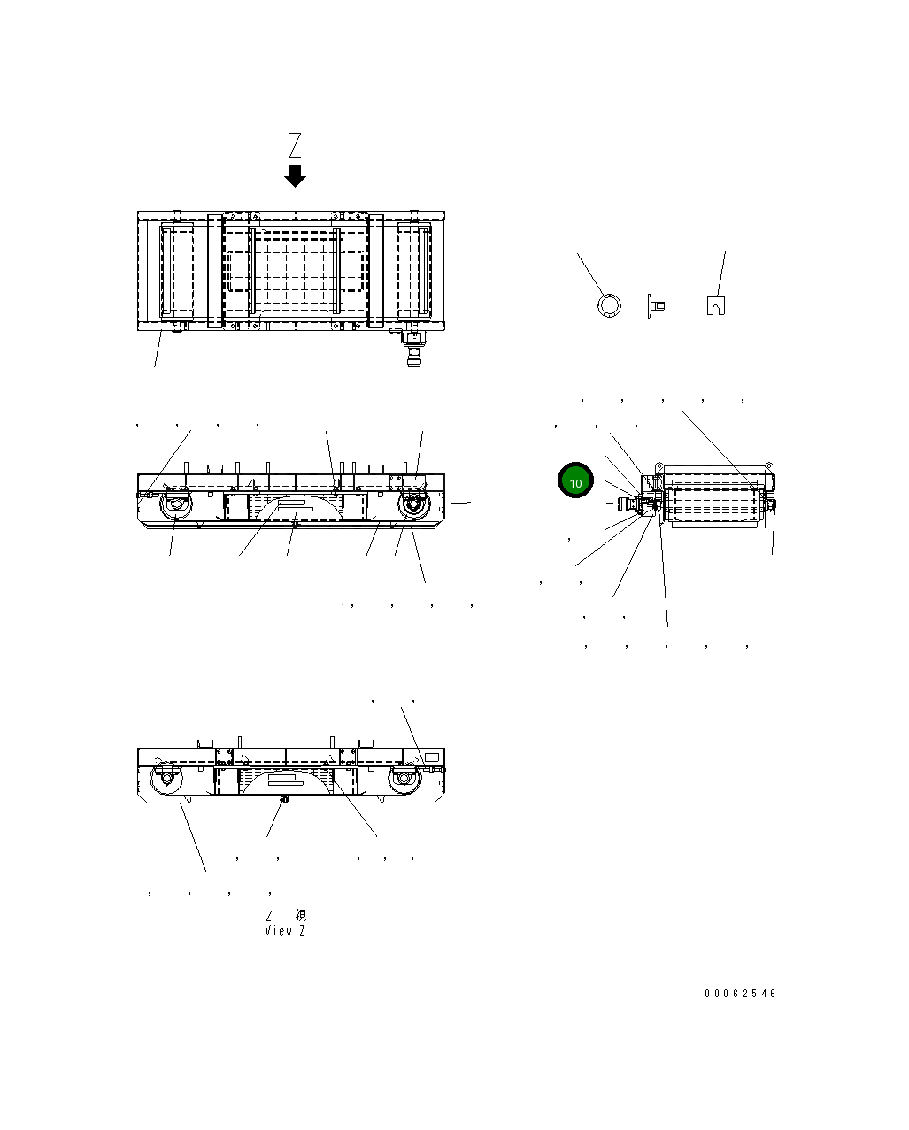 Болт MFQ0000801 Komatsu