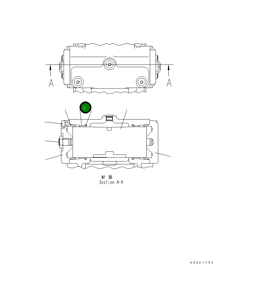 Кольцо UC1726008389  Komatsu