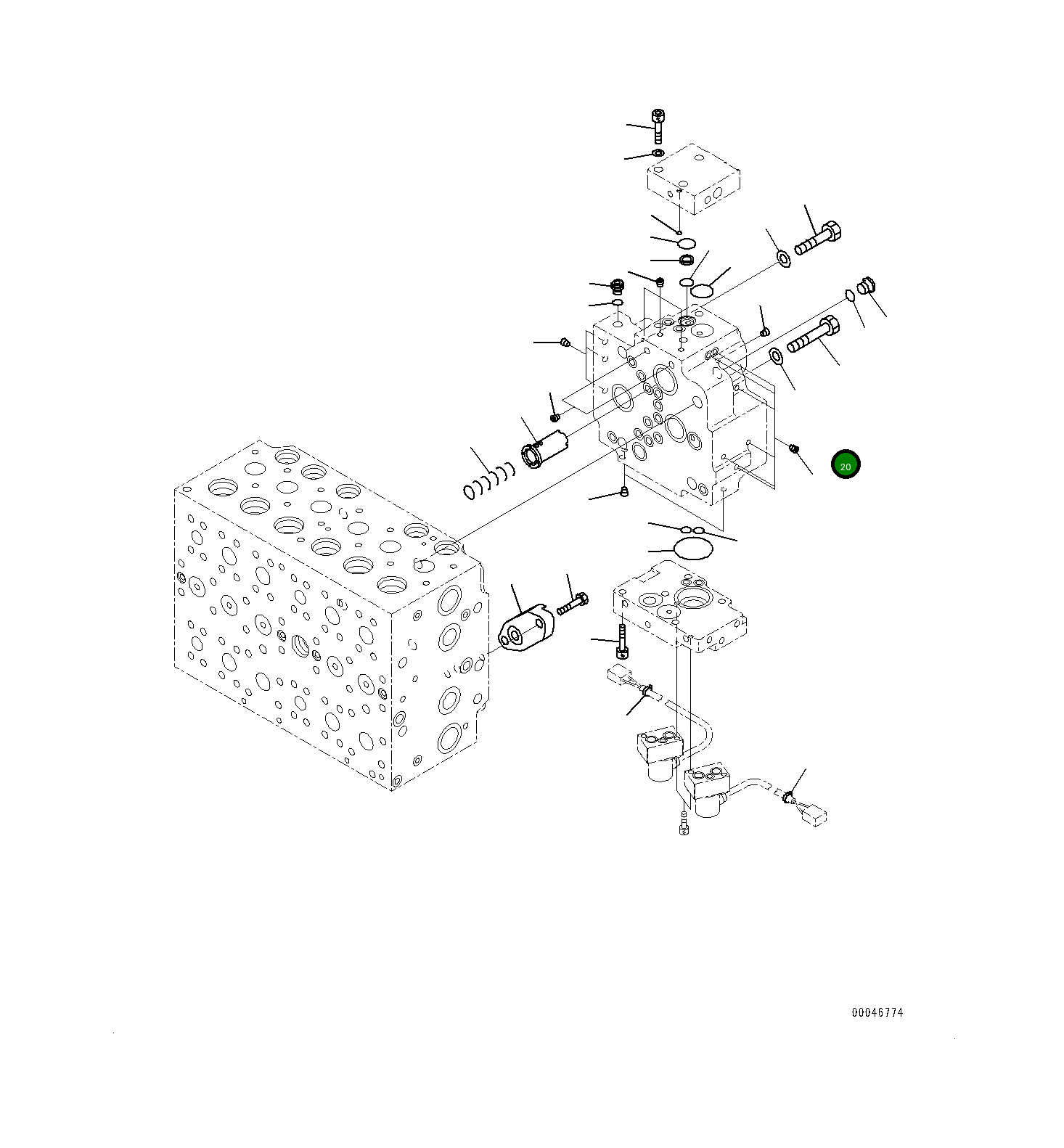 Болт 0101061470 Komatsu