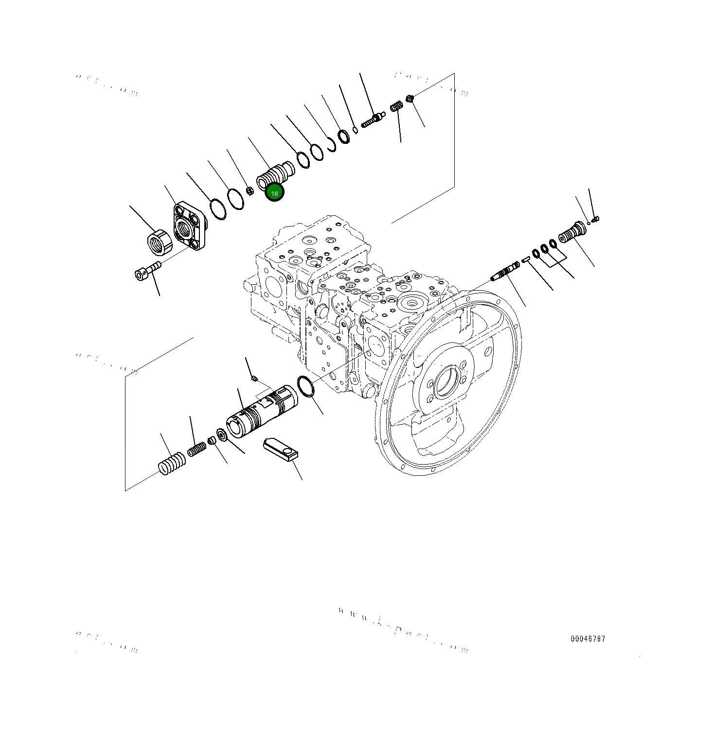 Кольцо уплотнительное (O-Ring) 07000B3034 Komatsu