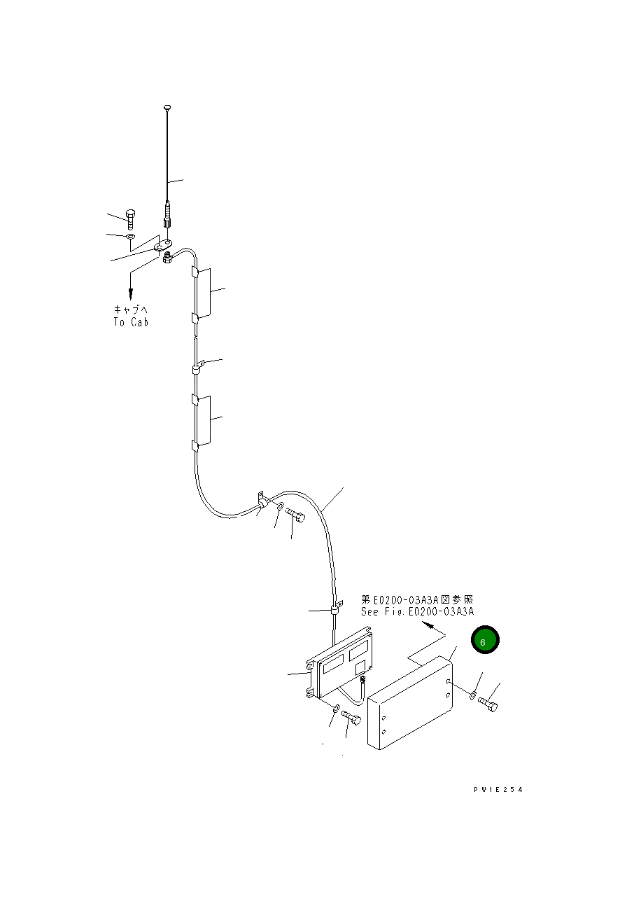 Крышка 21T-06-65330  Komatsu