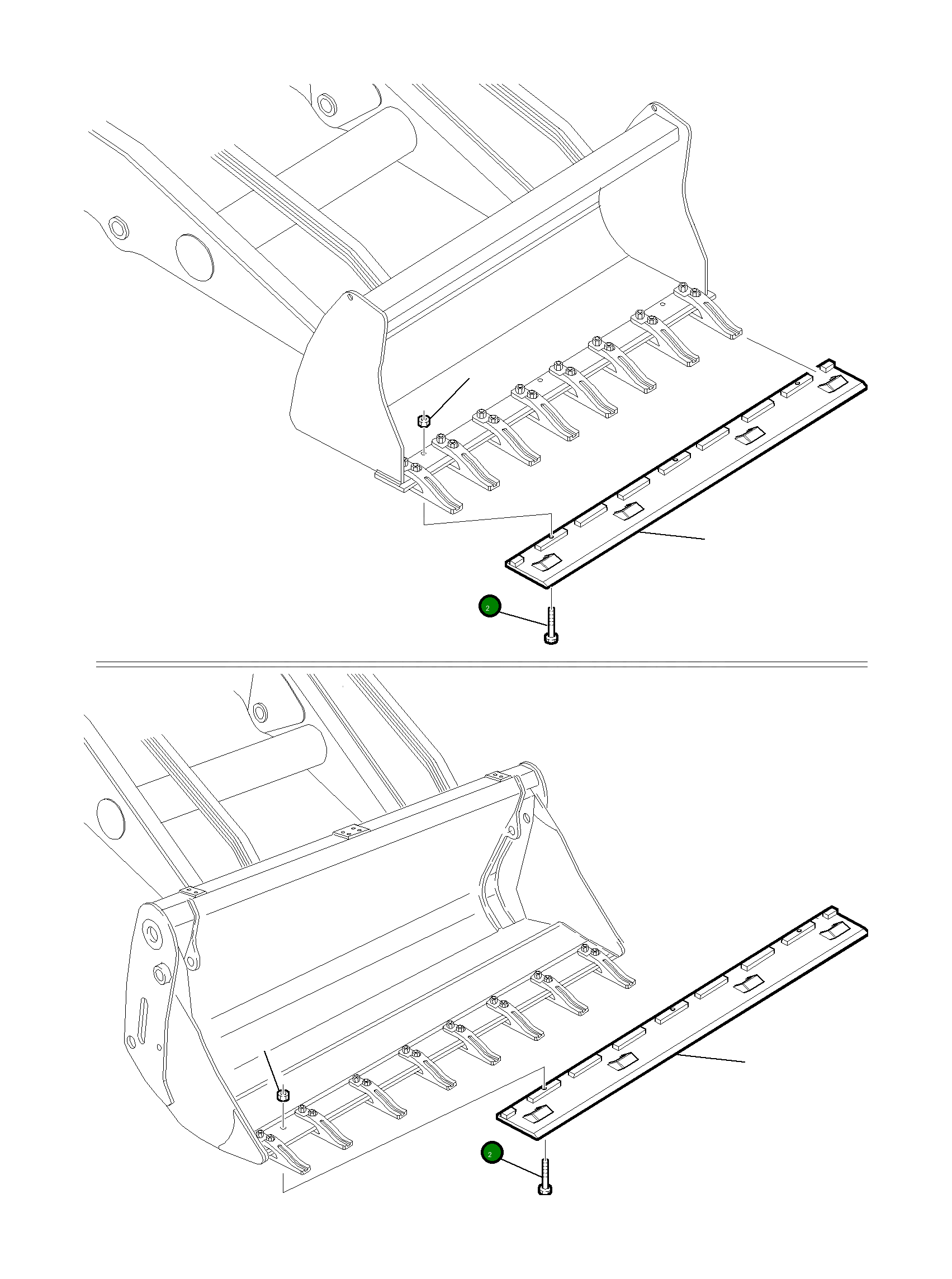 Болт 801015599  Komatsu