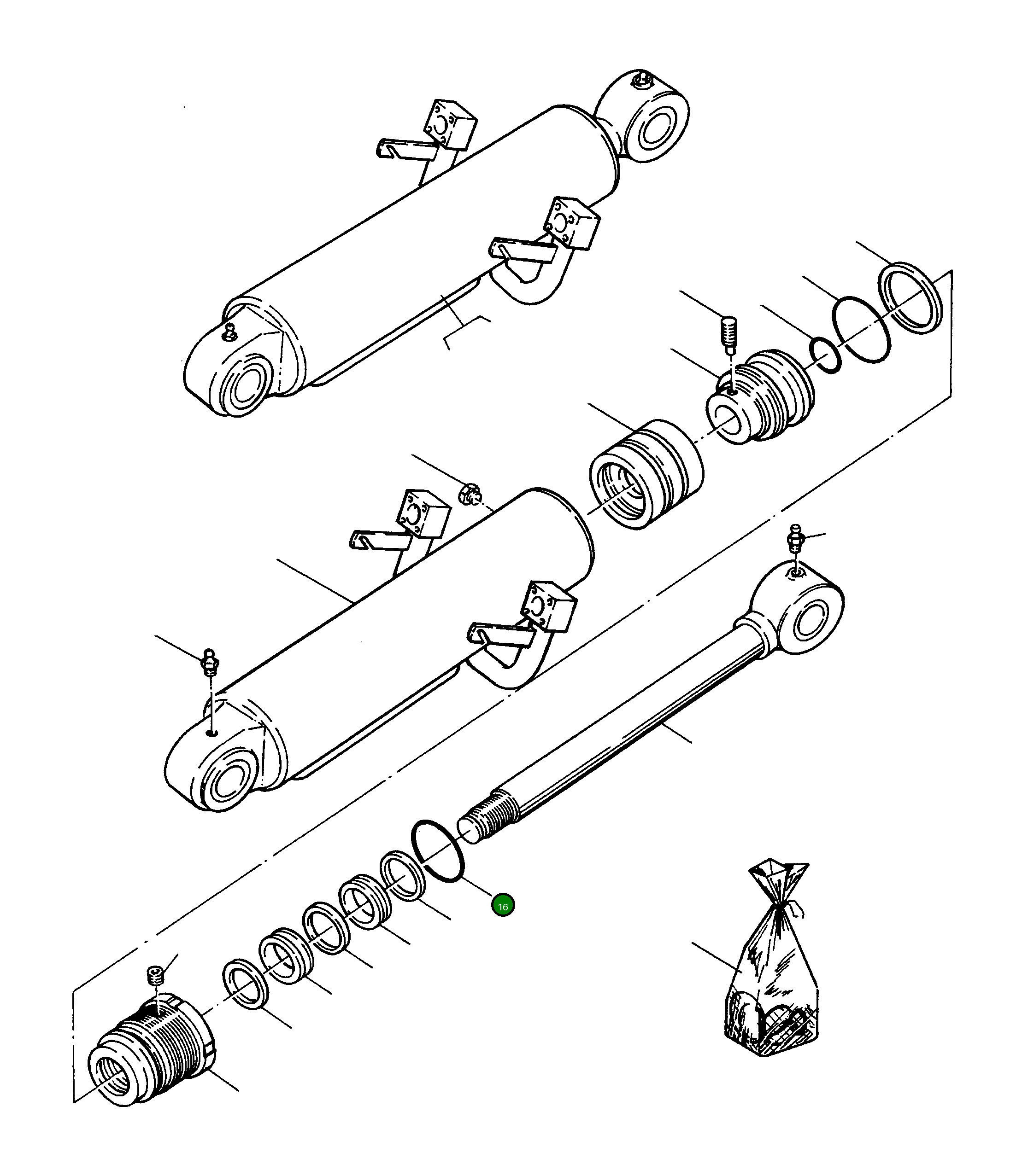 Кольцо уплотнительное (O-Ring) 4909978M1 Komatsu