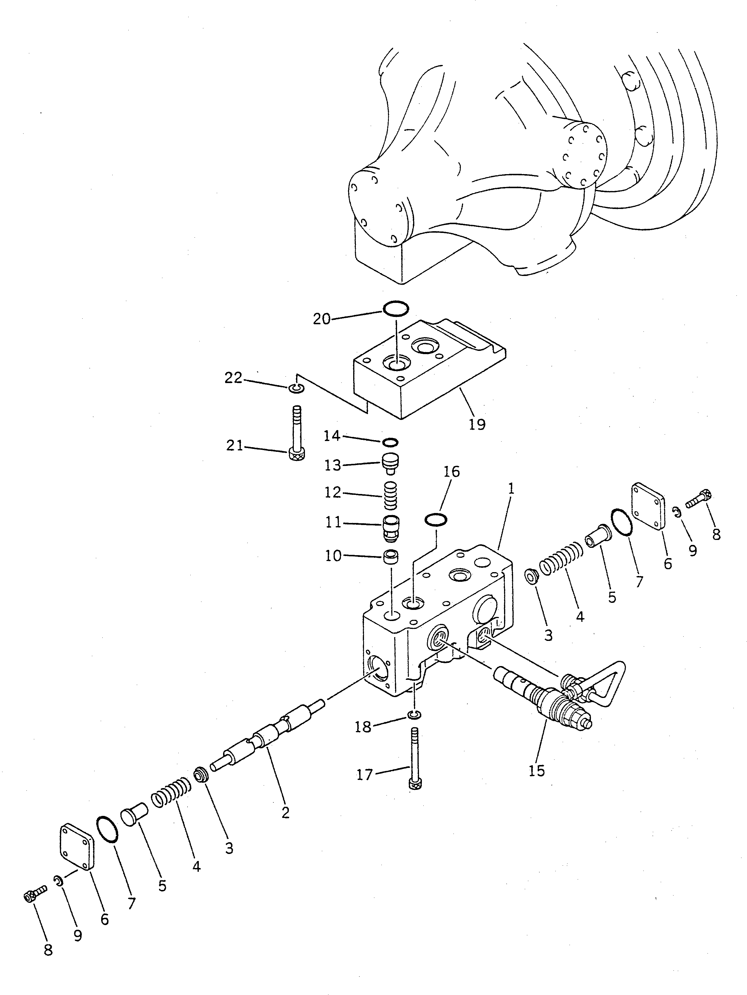 Болт 22W-26-13980 Komatsu