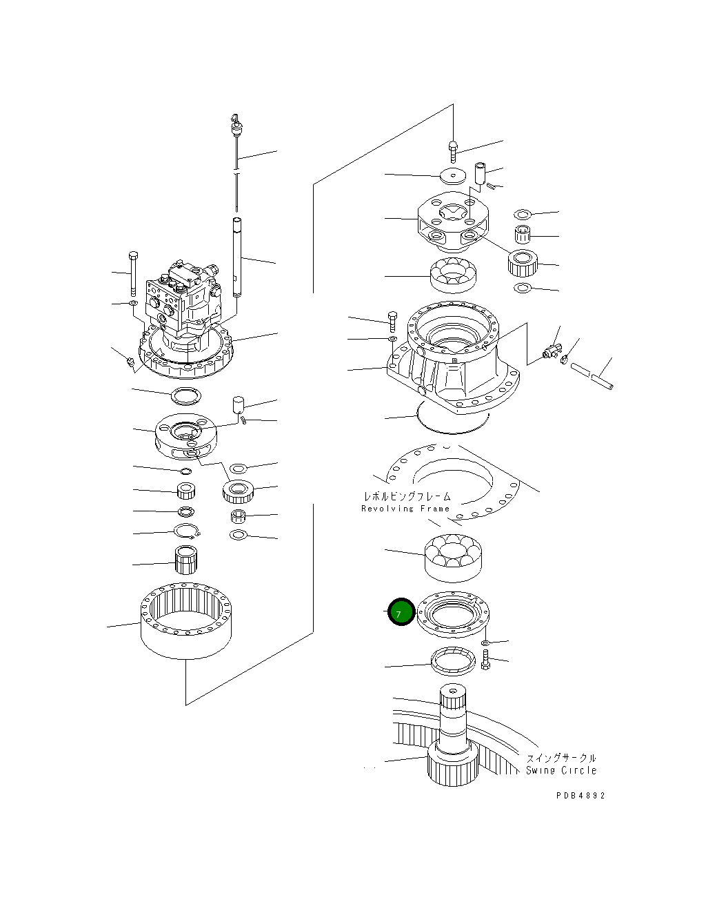Крышка 20Y-26-22190 Komatsu