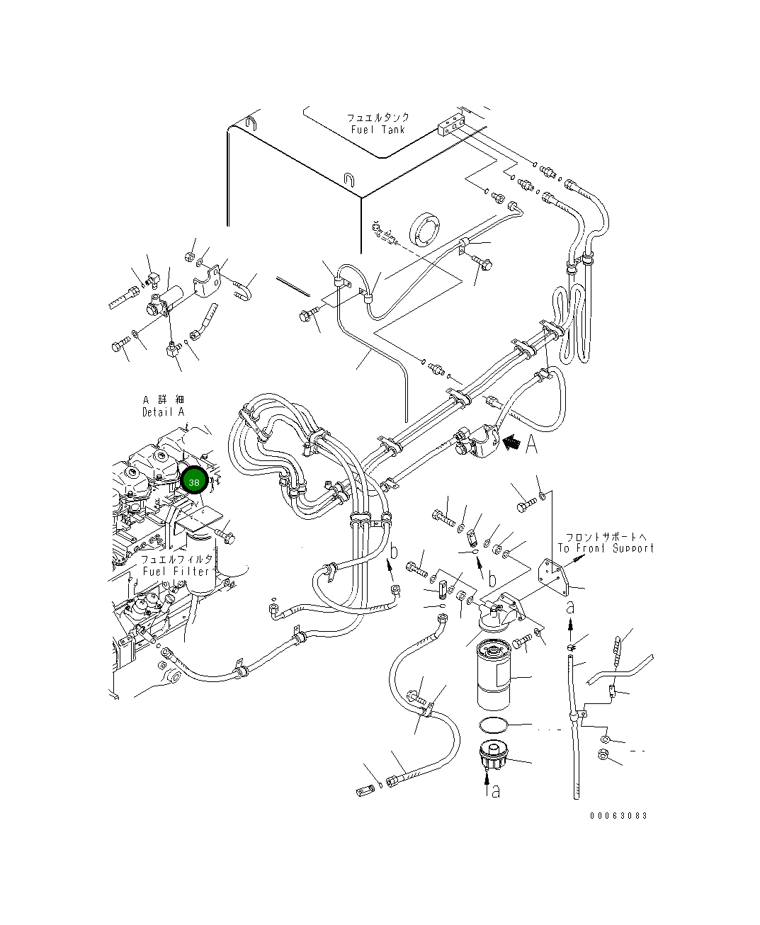 Крышка 567-04-72160 Komatsu