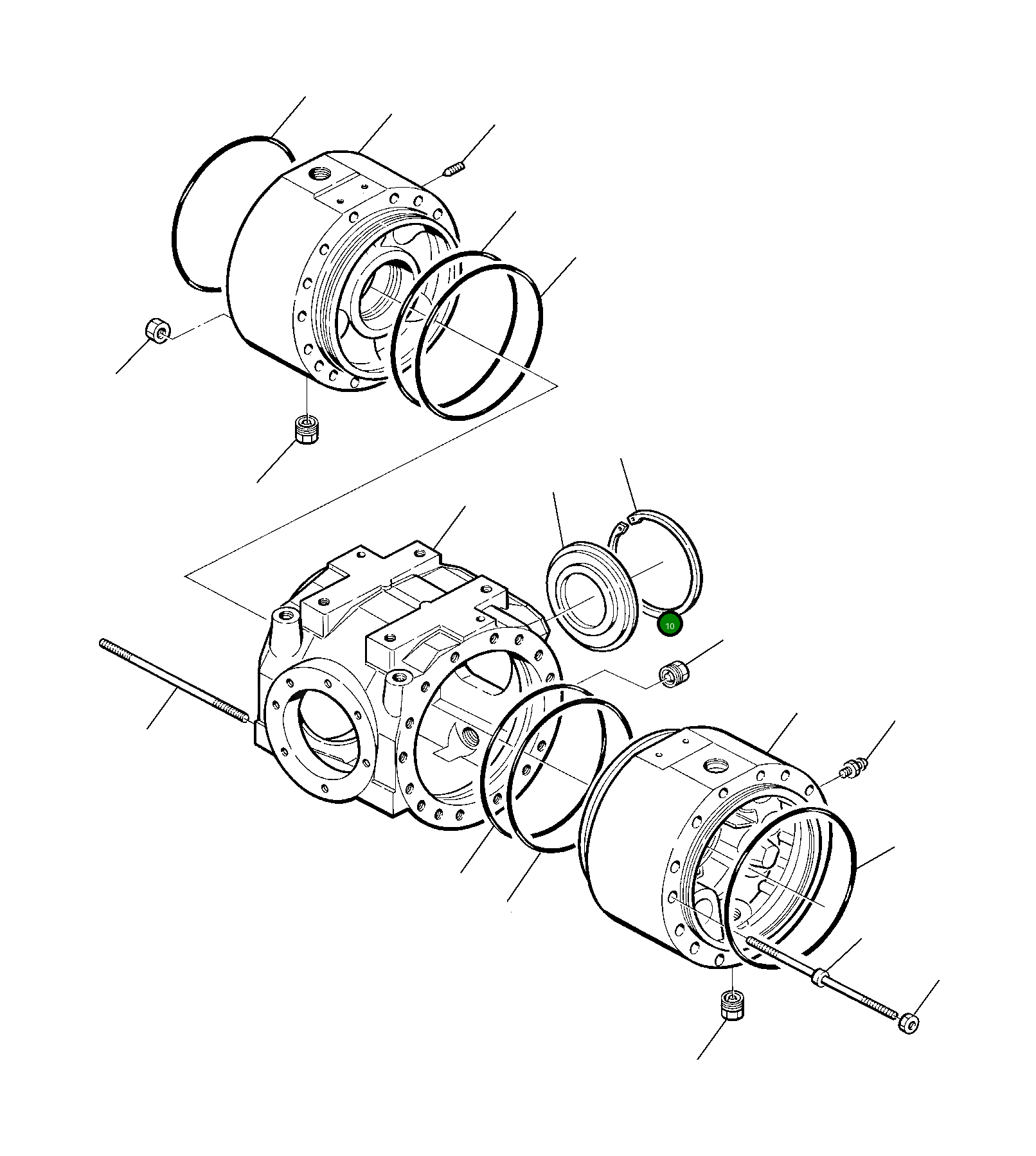 Кольцо 22E-22-11690  Komatsu