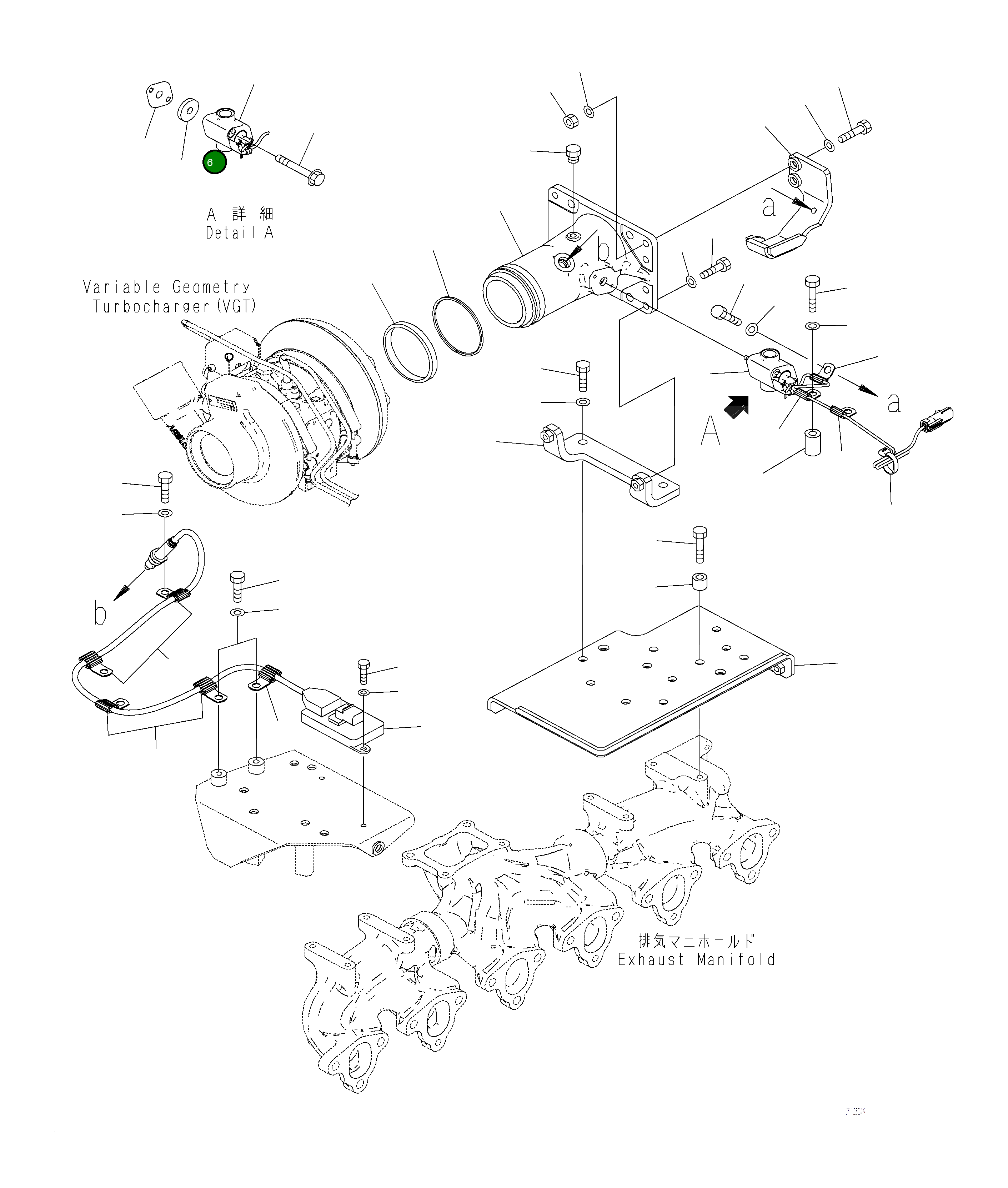 Болт 6252-11-5550 Komatsu