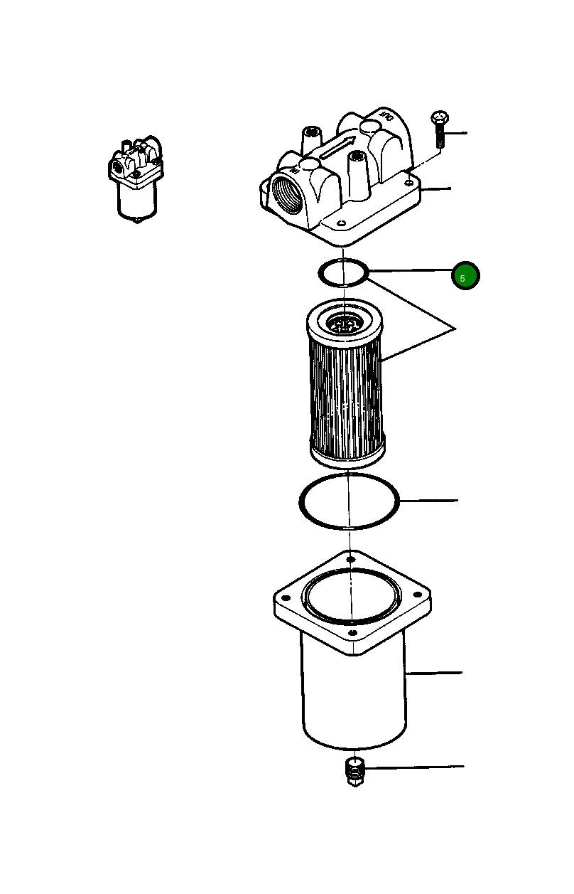 Кольцо уплотнительное (O-Ring) 708 560 C1 Komatsu