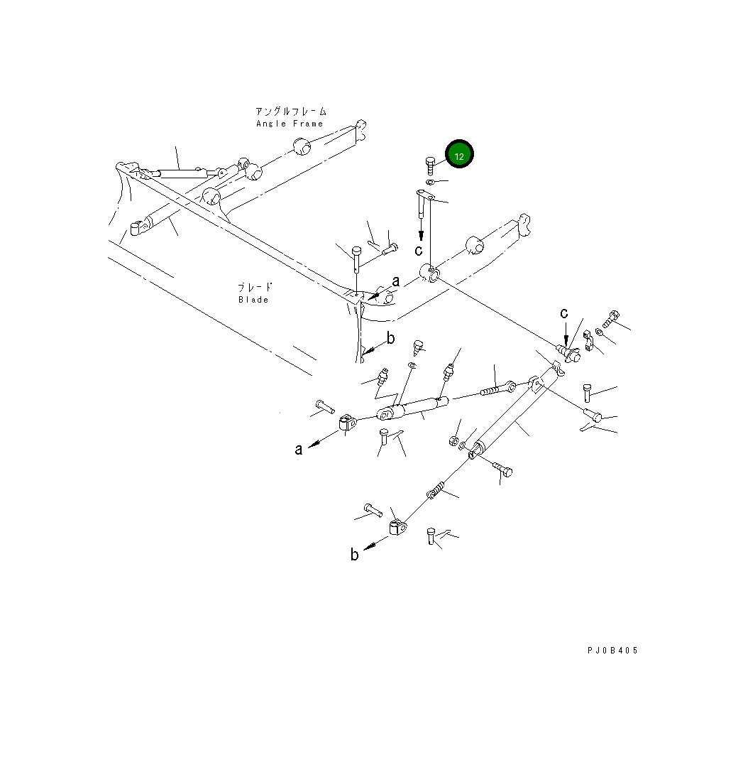 Болт 01010-81420 Komatsu