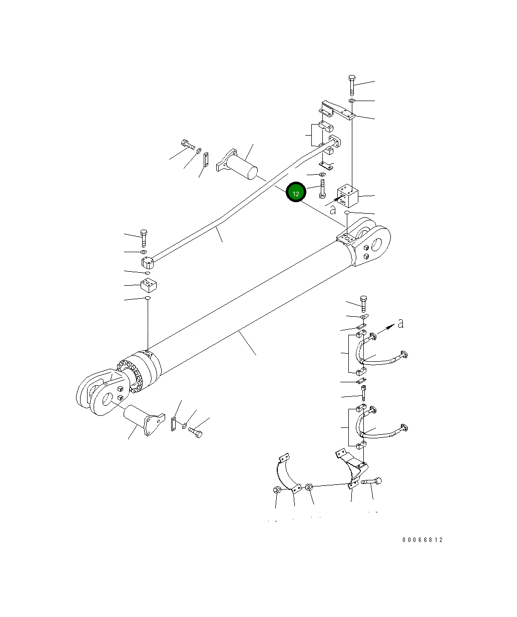 Болт DM30861299 Komatsu