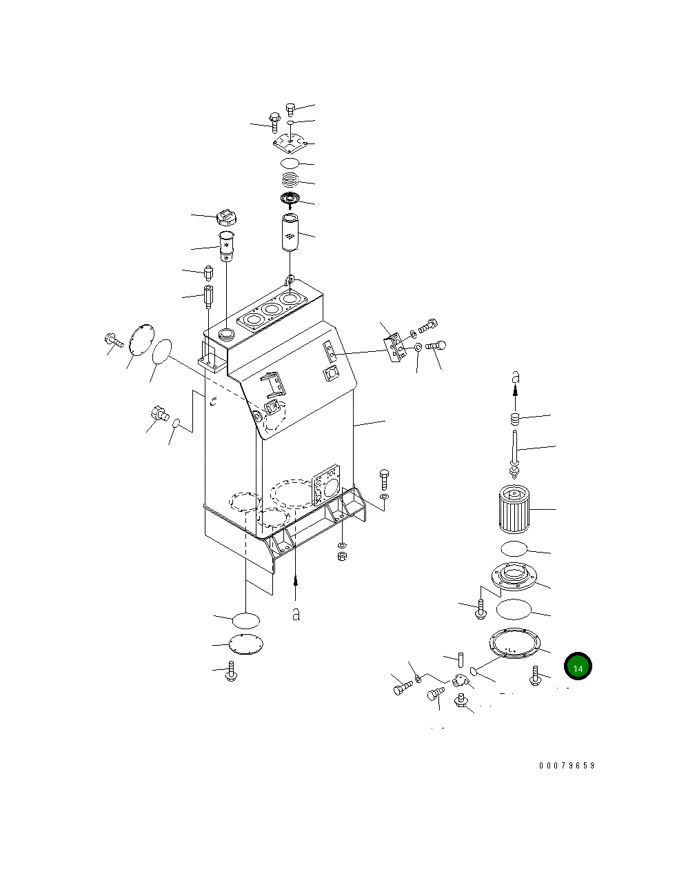 Крышка 427-60-15270 Komatsu