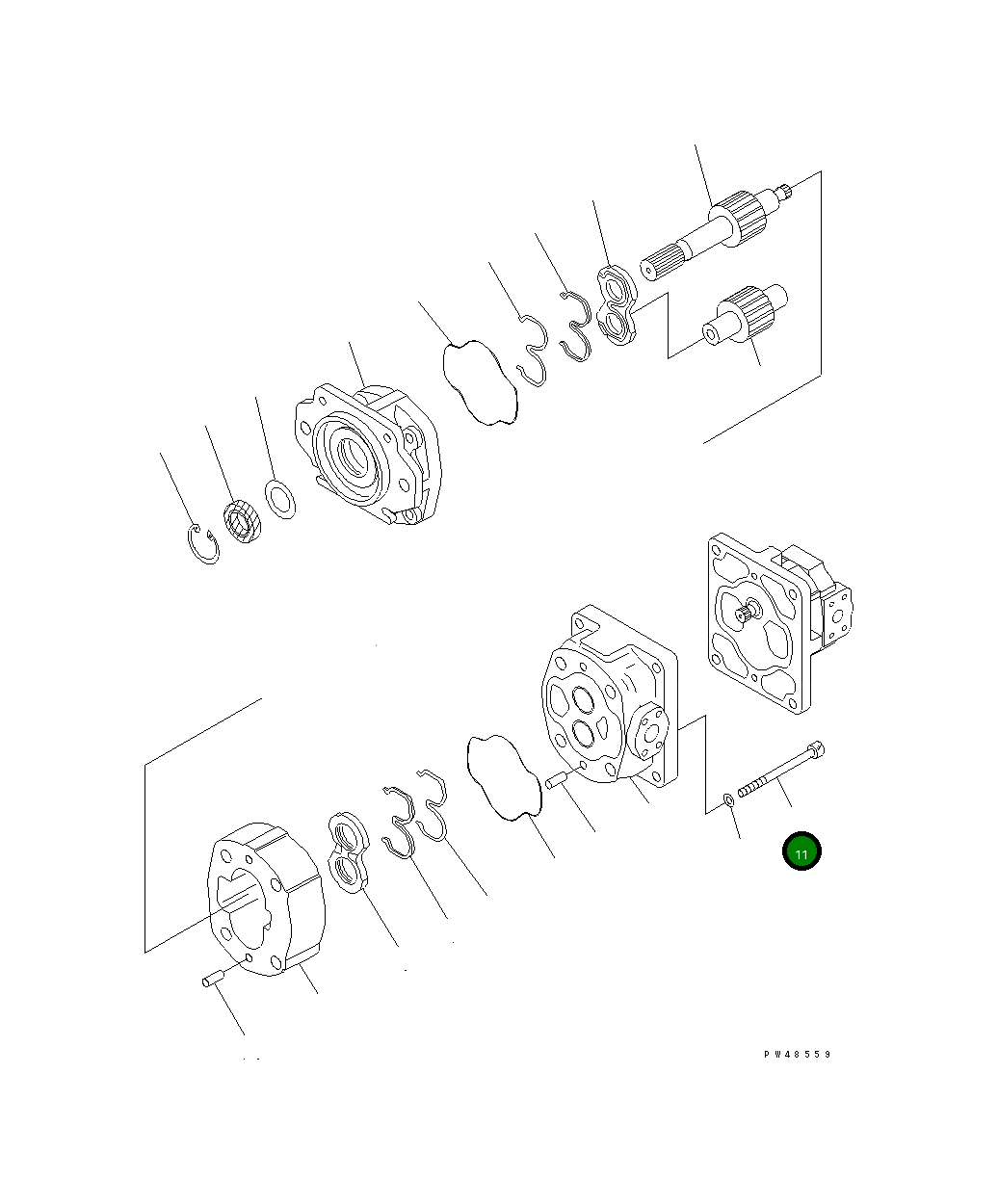 Болт 705-17-03770 Komatsu