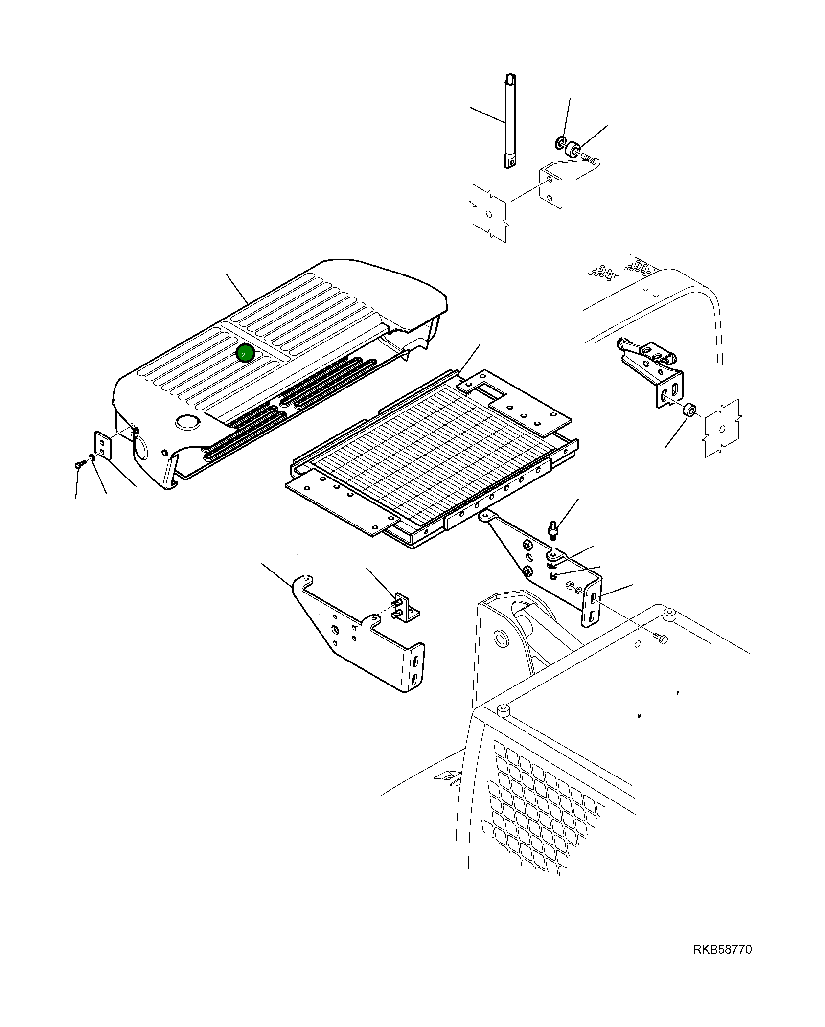 Крышка 37A-942-1530  Komatsu