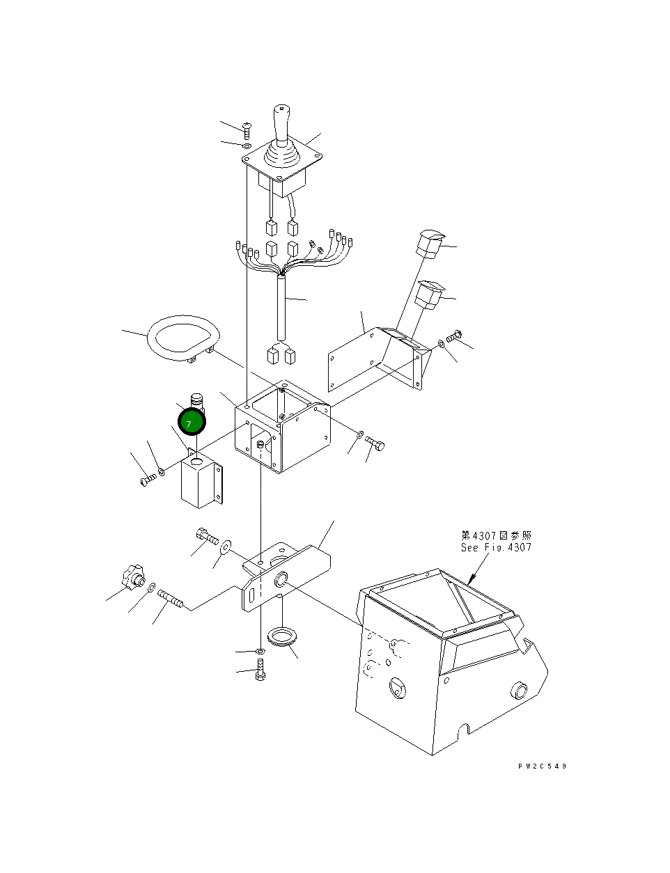 Крышка 234-06-53240 Komatsu