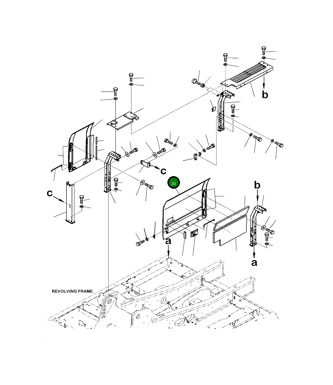 Крышка 2A5-54-11321 Komatsu