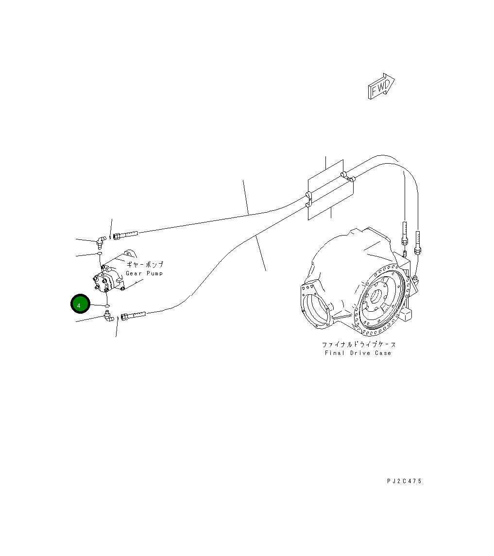 Кольцо уплотнительное (O-Ring) 22W-62-13420 Komatsu