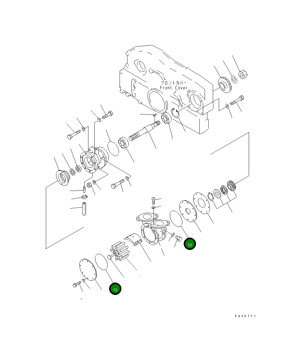 Кольцо уплотнительное (O-Ring) 6150-65-8250  Komatsu
