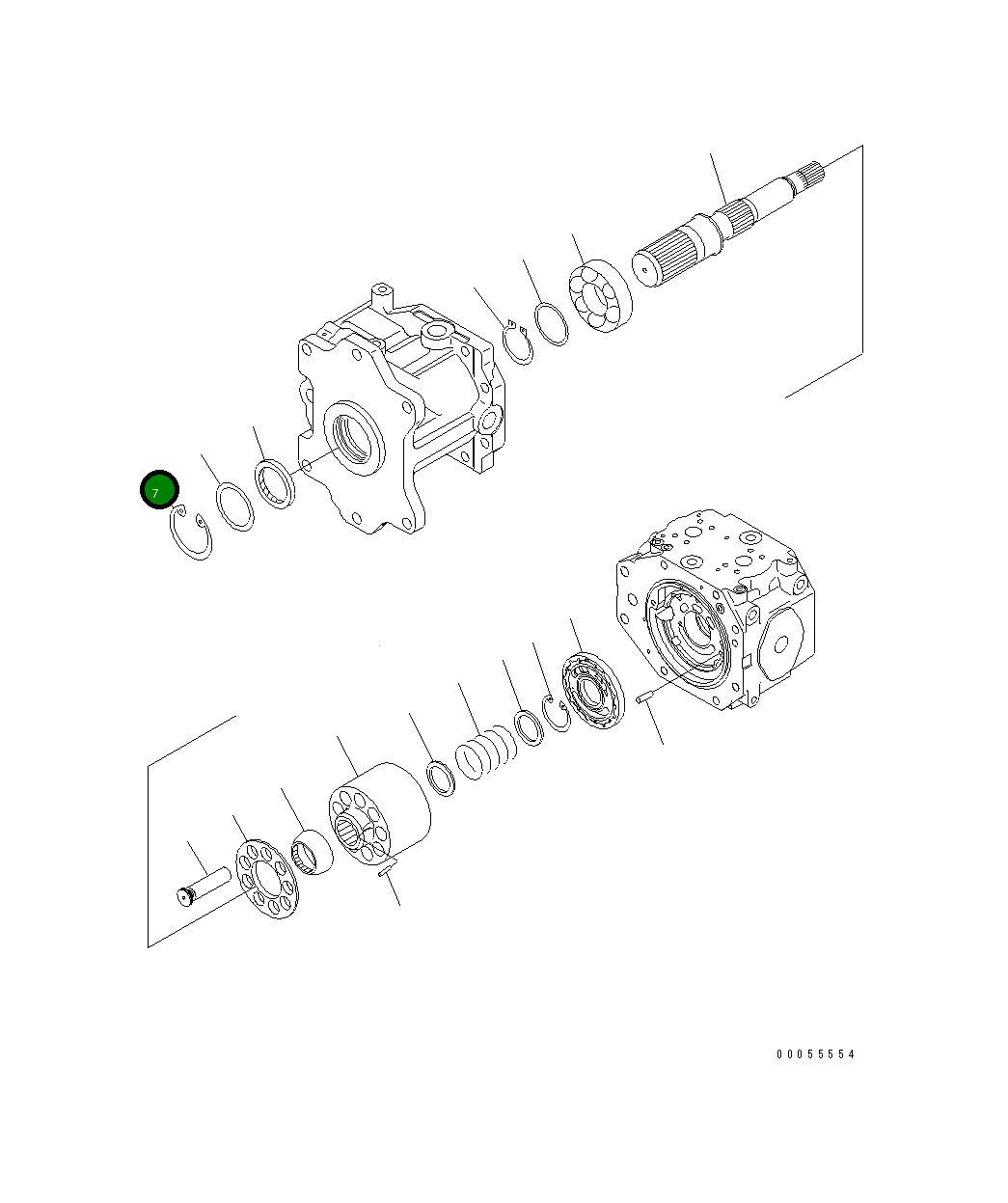 Кольцо 04065-01204 Komatsu